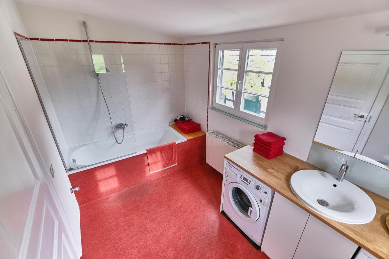 Ferienwohnung Im Fachwerkhof 'Haus In Bewegung' Seelscheid Exteriör bild