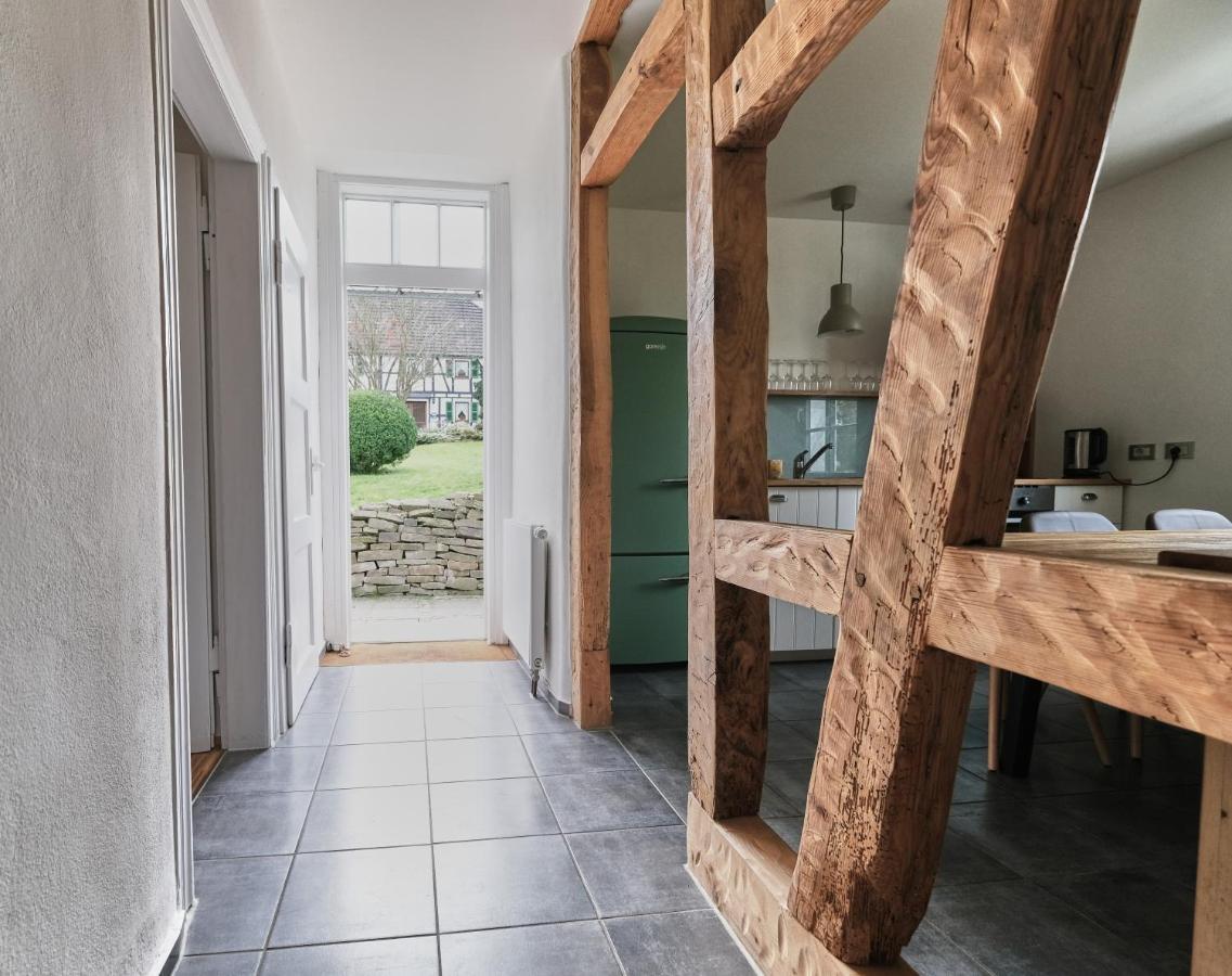 Ferienwohnung Im Fachwerkhof 'Haus In Bewegung' Seelscheid Exteriör bild