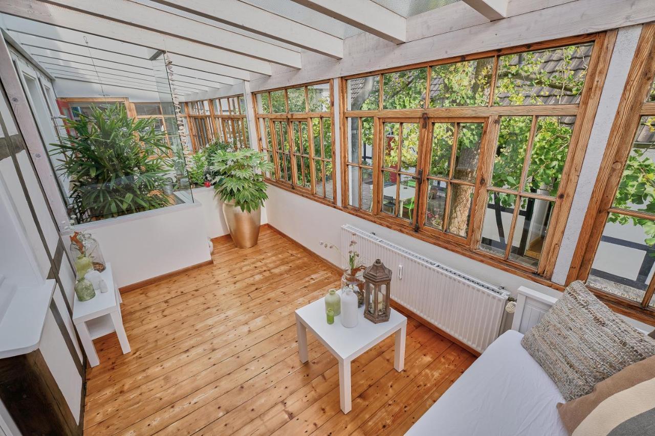 Ferienwohnung Im Fachwerkhof 'Haus In Bewegung' Seelscheid Exteriör bild